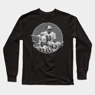 Dan Marino Retro Bootleg Monochrome Long Sleeve T-Shirt